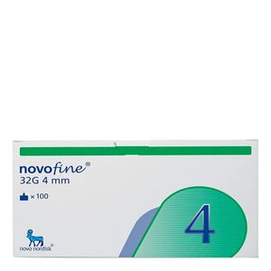 AGULHA NOVOFINE 4X0,25MM (32G) 100UN