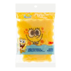 ESPONJA PARA BANHO PONJITA 3M INFANTIL BOB ESPONJA