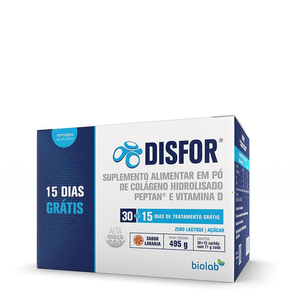 DISFOR PEPTAN SABOR LARANJA 45SACHES 11G