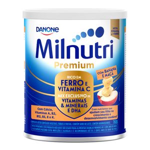 MILNUTRI VITAMINA DE FRUTAS SABOR BANANA E MAÇA 760G