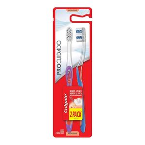 ESCOVA DENTAL COLGATE PRO CUIDADO MACIA 2UN