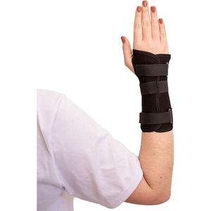 ORTESE CURTA MERCUR PARA PUNHO COM TALA DIREITO COR PRETO TA