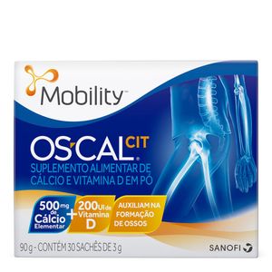 OSCAL CIT 500MG/200UI 30SACHES 3G