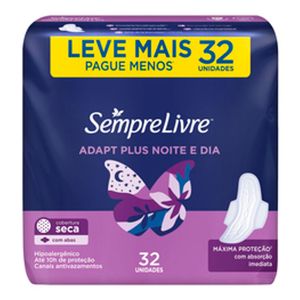 ABSORVENTE SEMPRE LIVRE ADAPT PLUS NOITE E DIA COBERTUR-144
