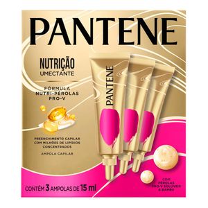 AMPOLA DE TRATAMENTO PANTENE FORÇA E RECONSTRUÇAO 15ML 3UN