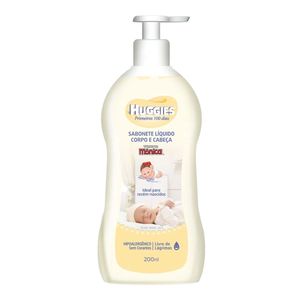 SABONETE LIQUIDO HUGGIES TURMA DA MONICA PRIMEIROS 100 DIAS