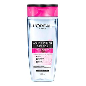 LOREAL AGUA MICELAR BIFASICA SOLUÇAO DE LIMPEZA FACIAL -265