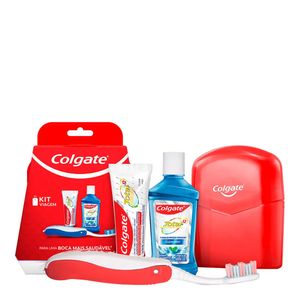 KIT PARA VIAGEM COLGATE CREME DENTAL TOTAL 12 CLEAN MINT 30G