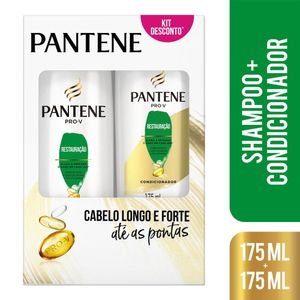 SHAMPOO PANTENE RESTAURAÇAO 175ML MAIS CONDICIONADOR 175ML