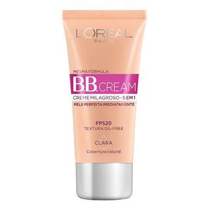 LOREAL BB CREAM 5EM1 COR CLARA OIL FREE FPS20 30ML
