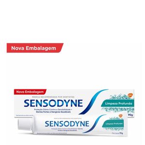 CREME DENTAL SENSODYNE LIMPEZA PROFUNDA 90G