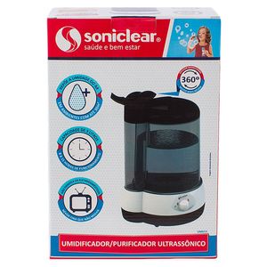 UMIDIFICADOR/PURIFICADOR DE AR SONICLEAR ULTRASSONICO MODELO
