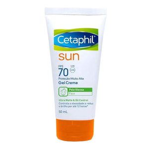 CETAPHIL SUN PROTETOR SOLAR GEL CREME PELE OLEOSA FPS70 50ML