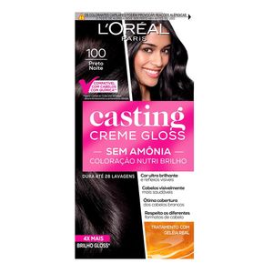 TINTURA CASTING CR GLOSS 100 PRETO NOITE