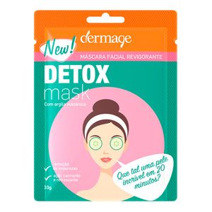 DERMAGE MASCARA FACIAL REVIGORANTE DETOX MASK 10G