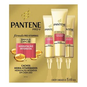 AMPOLA DE TRATAMENTO PANTENE CACHOS HIDRA VITAMINADOS 15ML 3