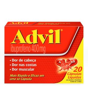 ADVIL 400MG EXTRA ALIVIO 20CAP