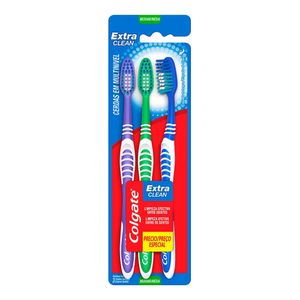ESCOVA DENTAL COLGATE EXTRA CLEAN MEDIA LEVE3 PAGUE2