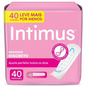 PROTETOR DIARIO INTIMUS DAYS FLEXIVEL SEM ABAS LEVE40 PAGUE3