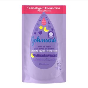 SABONETE LIQUIDO JOHNSONS BABY HORA DO SONO REFIL 180ML
