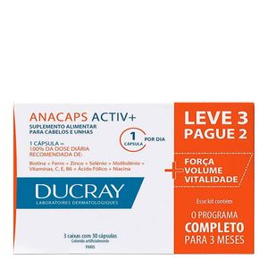 DUCRAY ANACAPS TRI ACTIV+ 30CAP 3UN