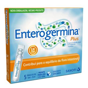 ENTEROGERMINA PLUS 5FLACONETES 5ML