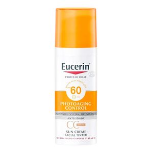 EUCERIN SUN PROTETOR SOLAR FACIAL CC CREAM TINTED MEDIO FPS6