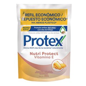 SABONETE LIQUIDO PROTEX VITAMINA E REFIL 200ML