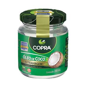 OLEO DE COCO COPRA EXTRAVIRGEM 200ML