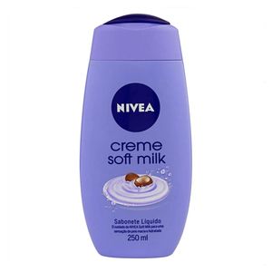 NIVEA SABONETE LIQUIDO CREME SOFT MILK 250ML