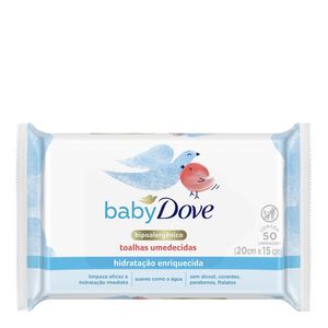 DOVE LENÇO UMEDECIDO BABY HIDRATAÇAO ENRIQUECIDA 50UN