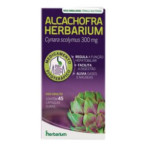 ALCACHOFRA 300MG HERBARIUM 45CAP
