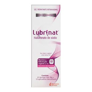 LUBRINAT GEL HIDRANTE INTRAVAGINAL 30G 10APLICADORES