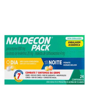 NALDECON PACK DIA NOITE 24CPR