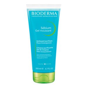 BIODERMA SEBIUM GEL MOUSSANT LIMPEZA PURIFICANTE 200ML