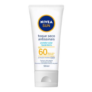 NIVEA SUN PROTETOR SOLAR FACIAL ANTISSINAIS TOQUE SECO FPS60