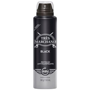 DESODORANTE TRES MARCHAND AE BLACK 150ML