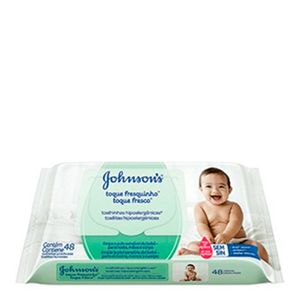 LENÇO UMEDECIDO JOHNSONS BABY TOQUE FRESQUINHO 48UN