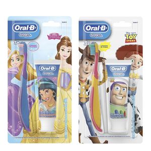 ESCOVA DENTAL INFANTIL ORAL B STAGES ACIMA DE 3 ANOS MACIA M