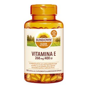 VITAMINA E 400UI SUNDOWN 100CAP