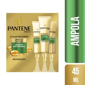 AMPOLA DE TRATAMENTO PANTENE RESGATE INSTANTANEO 15ML 3UN
