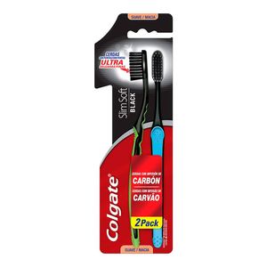 ESCOVA DENTAL COLGATE SLIMSOFT BLACK MACIA LEVE2 PAGUE1