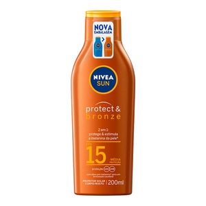 NIVEA SUN PROTETOR SOLAR PROTECT E BRONZE FPS15 200ML