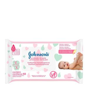LENÇO UMEDECIDO JOHNSONS BABY EXTRA CUIDADO 48UN