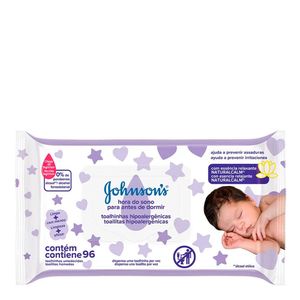 LENÇO UMEDECIDO JOHNSONS BABY HORA DO SONO 96UN