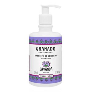 SABONETE LIQUIDO GRANADO GLICERINA LAVANDA 300ML PUMP