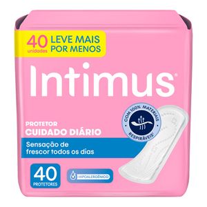 PROTETOR DIARIO INTIMUS DAYS SEM ABAS LEVE40 PAGUE35