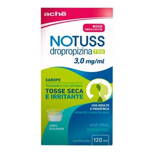 NOTUSS TTS 3MG/ML XAROPE ADULTO 120ML