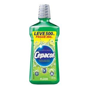 CEPACOL ENXAGUATORIO BUCAL MENTA LEVE500ML PAGUE350ML