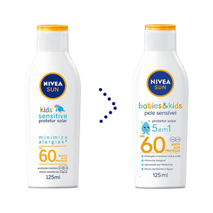 NIVEA SUN KIDS PROTETOR SOLAR  SENSITIVE PURE FPS60 125ML